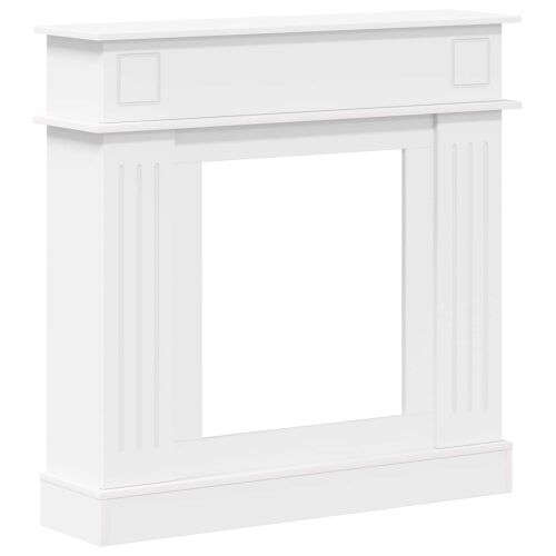 Okvir za kamin Bijela 102 x 26 x 100 cm Konstruirano drvo - Bijela Cijena