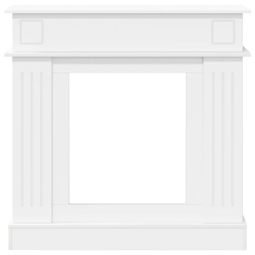 Okvir za kamin Bijela 102 x 26 x 100 cm Konstruirano drvo - Bijela Cijena