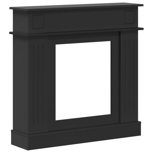 Okvir za kamin Crna 102 x 26 x 100 cm Konstruirano drvo - Crna Cijena