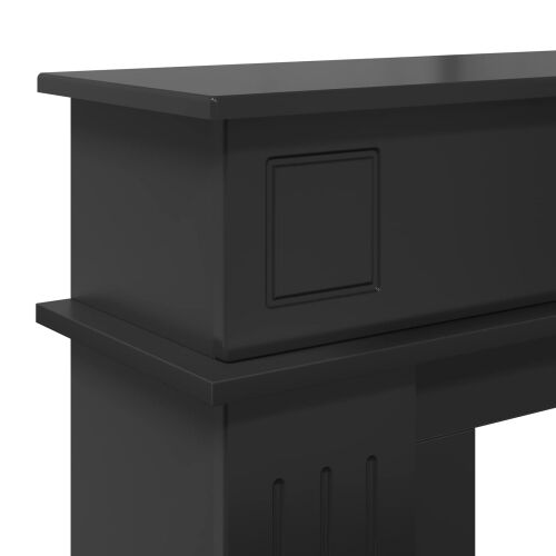 Okvir za kamin Crna 102 x 26 x 100 cm Konstruirano drvo - Crna Cijena