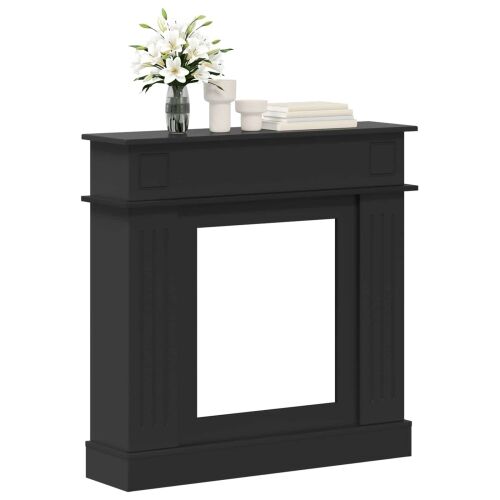 Okvir za kamin Crna 102 x 26 x 100 cm Konstruirano drvo - Crna Cijena