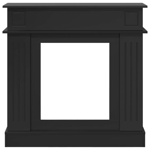 Okvir za kamin Crna 102 x 26 x 100 cm Konstruirano drvo - Crna Cijena