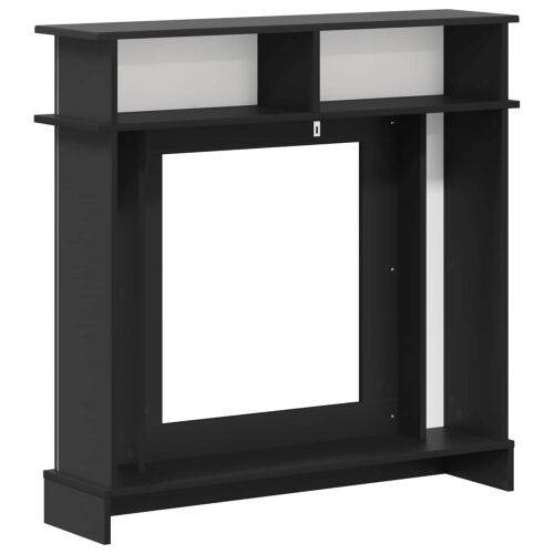 Okvir za kamin Crna 102 x 26 x 100 cm Konstruirano drvo - Crna Cijena
