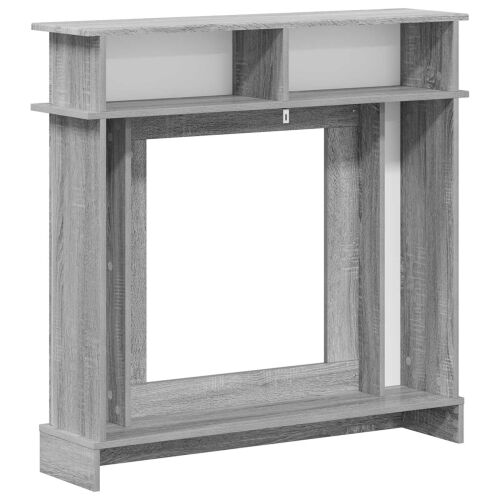 Okvir za kamin Siva Sonoma 102 x 26 x 100 cm Konstruirano drvo - Siva Sonoma Cijena