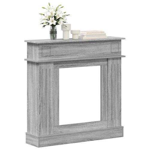 Okvir za kamin Siva Sonoma 102 x 26 x 100 cm Konstruirano drvo - Siva Sonoma Cijena