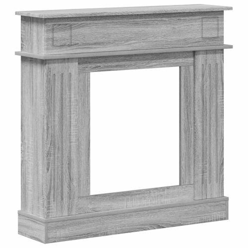 Okvir za kamin Siva Sonoma 102 x 26 x 100 cm Konstruirano drvo - Siva Sonoma Cijena