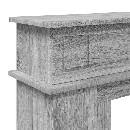 Okvir za kamin Siva Sonoma 102 x 26 x 100 cm Konstruirano drvo - Siva Sonoma Cijena