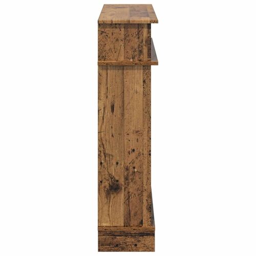 Okvir za kamin Staro drvo 102 x 26 x 100 cm Konstruirano drvo - Staro drvo Cijena