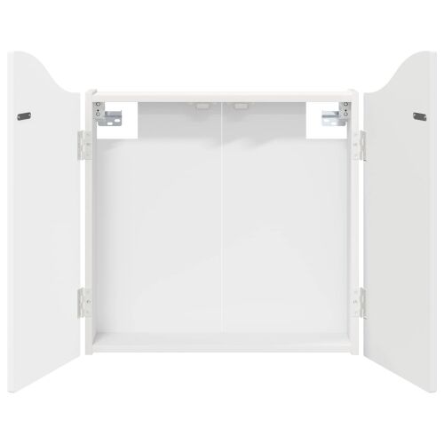 Kabinet za mete Bijela 56 x 12 x 63 cm Konstruirano drvo - Bijela Cijena