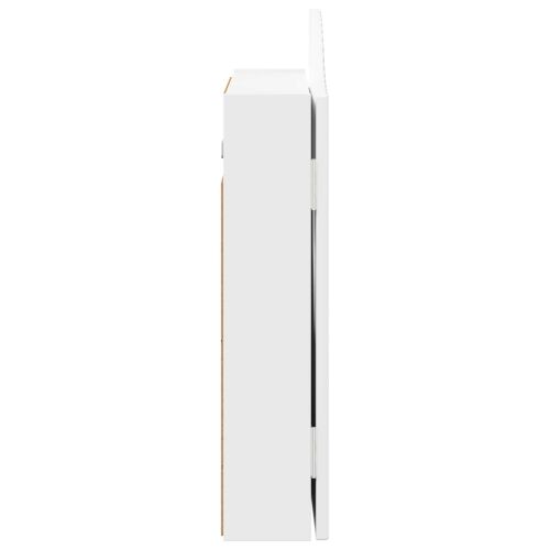 Kabinet za mete Bijela 56 x 12 x 63 cm Konstruirano drvo - Bijela Cijena