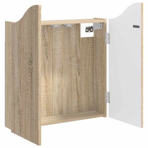 Kabinet za mete Hrast sonoma 56 x 12 x 63 cm Konstruirano drvo - Hrast sonoma Cijena