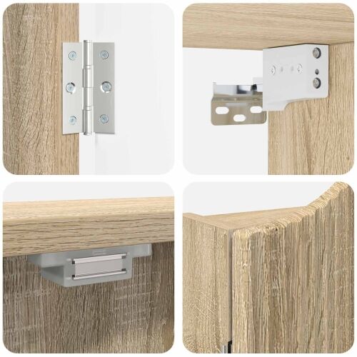 Kabinet za mete Hrast sonoma 56 x 12 x 63 cm Konstruirano drvo - Hrast sonoma Cijena