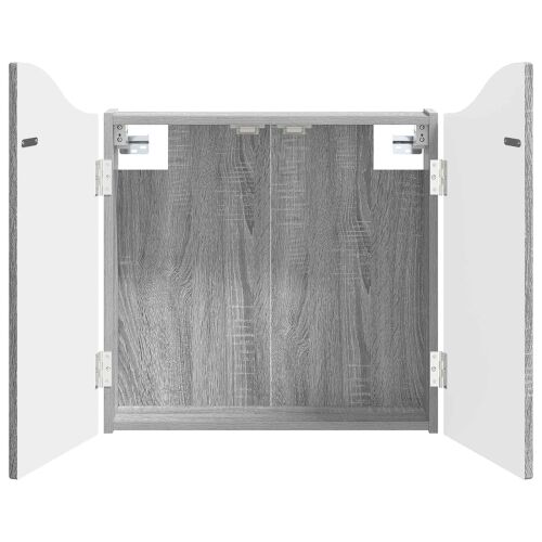 Kabinet za mete Siva Sonoma 56 x 12 x 63 cm Konstruirano drvo - Siva Sonoma Cijena