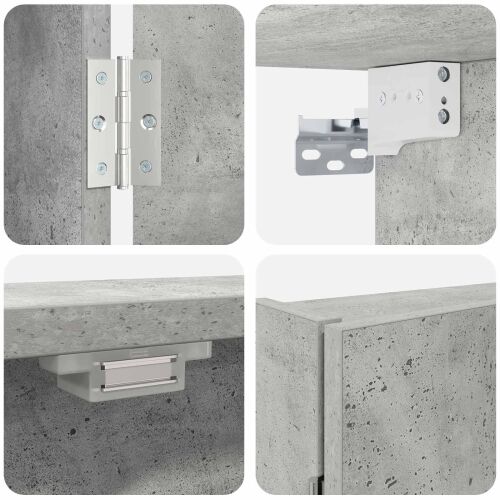 Kabinet za mete Betonska siva 56 x 12 x 53,5 cm - Betonska siva Cijena