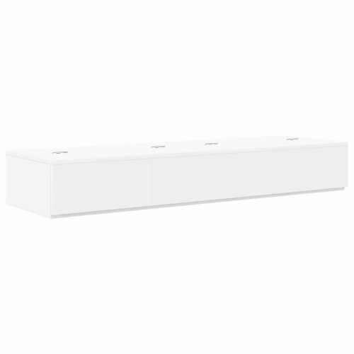 Studio radni stol Bijela 152 x 40 x 19,5 cm Konstruirano drvo - Bijela 152 x 40 x 19,5 cm Cijena