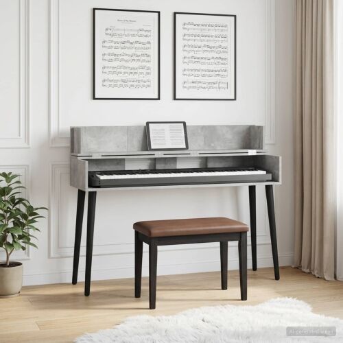 Studio radni stol Betonska siva 110 x 40 x 19,5 cm - Betonska siva 110 x 40 x 19,5 cm Cijena