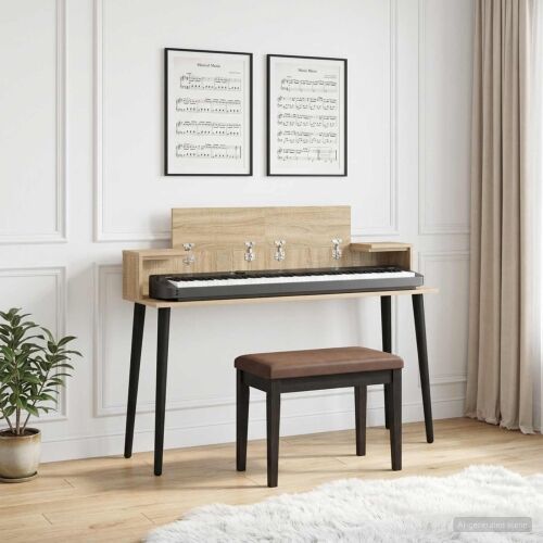 Studio radni stol Hrast sonoma 152 x 36 x 19,5 cm - Hrast sonoma 152 x 36 x 19,5 cm Cijena