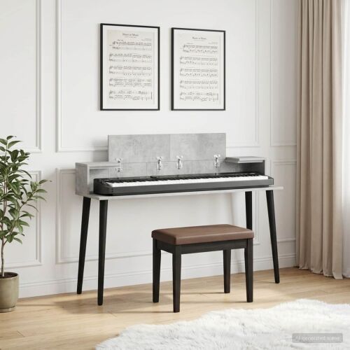 Studio radni stol Betonska siva 130 x 36 x 19,5 cm - Betonska siva 130 x 36 x 19,5 cm Cijena