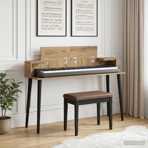 Studio radni stol Hrast artisan 130 x 36 x 19,5 cm - Hrast artisan 130 x 36 x 19,5 cm Cijena