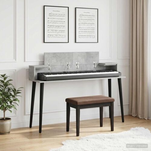 Studio radni stol Betonska siva 110 x 36 x 19,5 cm - Betonska siva 110 x 36 x 19,5 cm Cijena