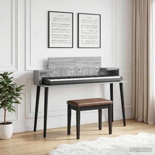 Studio radni stol Siva Sonoma 110 x 36 x 19,5 cm - Siva Sonoma 110 x 36 x 19,5 cm Cijena