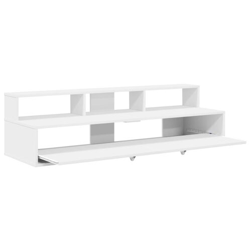 Studio radni stol Bijela 130 x 42,5 x 36 cm Konstruirano drvo - Bijela 130 x 42,5 x 36 cm Cijena