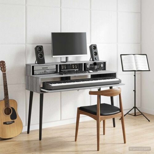 Studio radni stol Siva Sonoma 110 x 42,5 x 36 cm - Siva Sonoma 110 x 42,5 x 36 cm Cijena