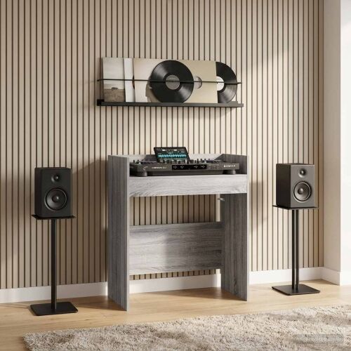 DJ stol Siva Sonoma 102 x 45 x 102 cm Konstruirano drvo - Siva Sonoma 102 x 45 x 102 cm Cijena