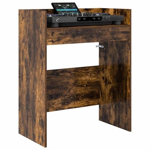 DJ stol Dimljeni hrast 82 x 45 x 102 cm Konstruirano drvo - Dimljeni hrast 82 x 45 x 102 cm Cijena