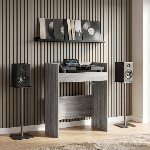 DJ stol Siva Sonoma 82 x 45 x 102 cm Konstruirano drvo - Siva Sonoma 82 x 45 x 102 cm Cijena