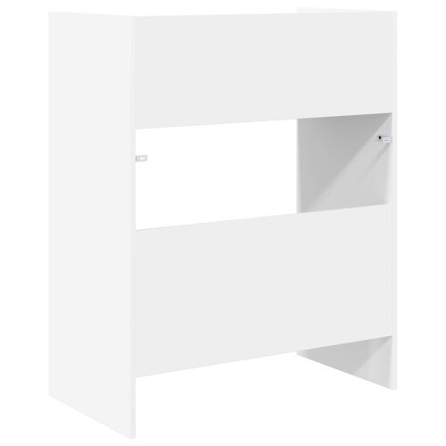 DJ stol Bijela 62 x 45 x 102 cm Konstruirano drvo - Bijela 62 x 45 x 102 cm Cijena