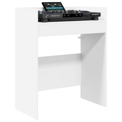 DJ stol Bijela 62 x 45 x 102 cm Konstruirano drvo - Bijela 62 x 45 x 102 cm Cijena