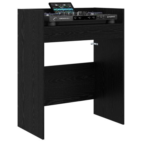 DJ stol Crni hrast 62 x 45 x 102 cm Konstruirano drvo - Crni hrast 62 x 45 x 102 cm Cijena