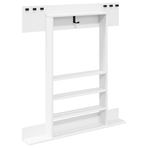 Stalak za bilijarske cueve Konstruirano drvo 93 x 12 x 103 cm - Bijela Cijena