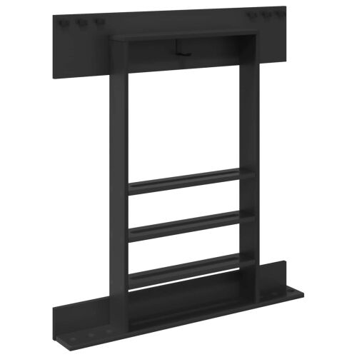Stalak za bilijarske cueve Konstruirano drvo 93 x 12 x 103 cm - Crna Cijena