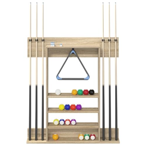Stalak za bilijarske cueve Konstruirano drvo 93 x 12 x 103 cm - Hrast sonoma Cijena
