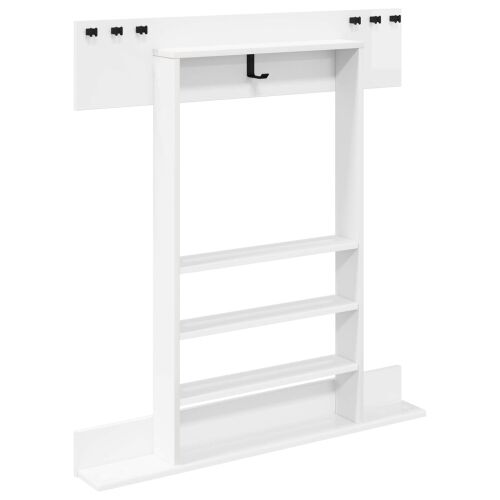 Stalak za bilijarske cueve Konstruirano drvo 93 x 12 x 103 cm - Bijela visokog sjaja Cijena