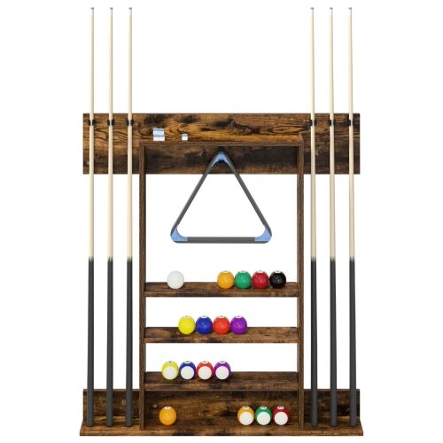 Stalak za bilijarske cueve Konstruirano drvo 93 x 12 x 103 cm - Dimljeni hrast Cijena