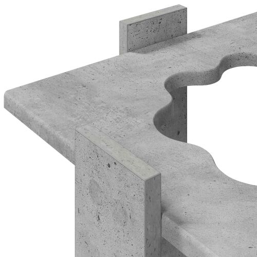 Stalak za bilijarske cueve Konstruirano drvo 42 x 43 x 60 cm - Betonska siva Cijena