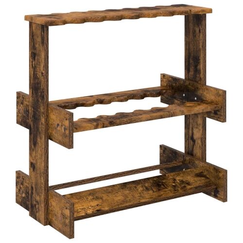 Stalak za bilijarske cueve Konstruirano drvo 60 x 35 x 60 cm - Dimljeni hrast Cijena