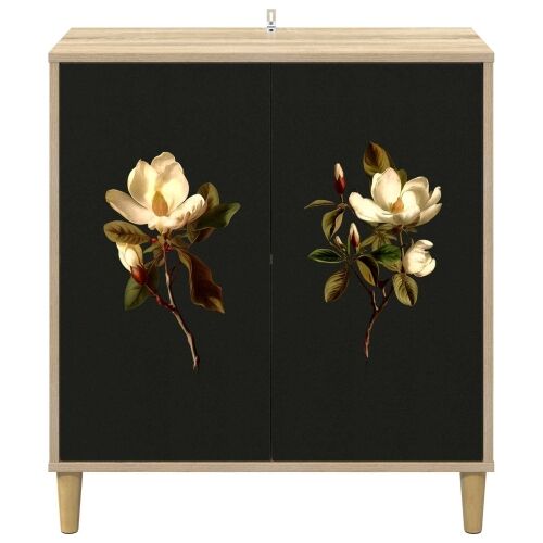 Kreveta BREMEN Sonoma 69 x 33 x 75 cm Konstruirano drvo - Magnolijski uzorak Cijena