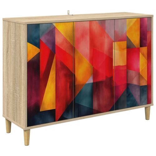 Kreveta HEESCH Sonoma 102 x 33 x 75 cm Konstruirano drvo - Tiskanje boja Cijena