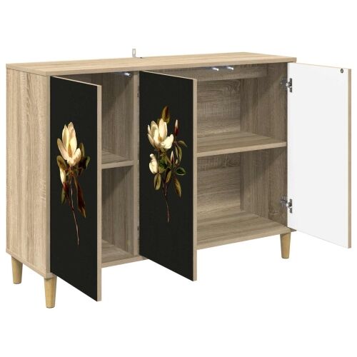 Kreveta BREMEN Sonoma 102 x 33 x 75 cm Konstruirano drvo - Magnolijski uzorak Cijena