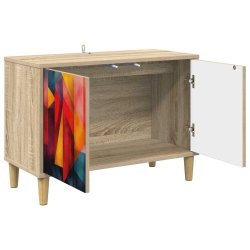 TV ormar HEESCH 69 x 33 x 50 cm Sonoma Konstruirano drvo - Tiskanje boja Cijena