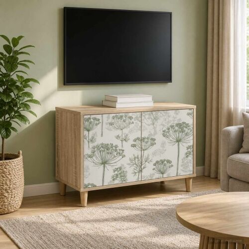 TV ormar GOTHA 69 x 33 x 50 cm Sonoma Konstruirano drvo - Zeleni uzorak drveta Cijena