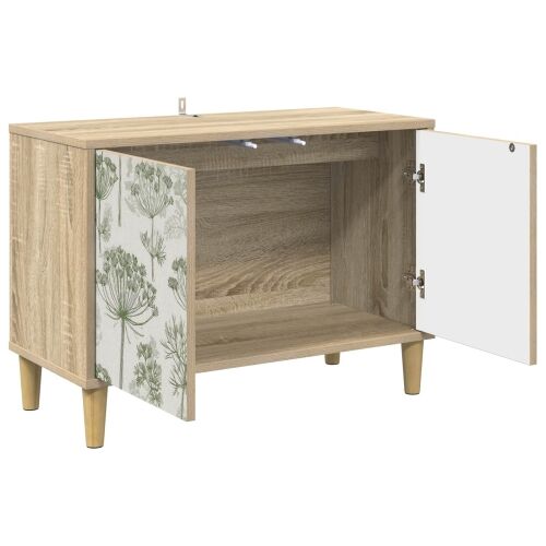 TV ormar GOTHA 69 x 33 x 50 cm Sonoma Konstruirano drvo - Zeleni uzorak drveta Cijena