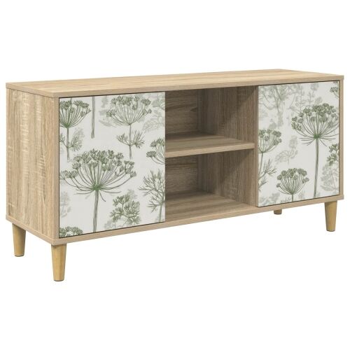 TV ormar GOTHA 102 x 33 x 50 cm Sonoma Konstruirano drvo - Zeleni uzorak drveta Cijena