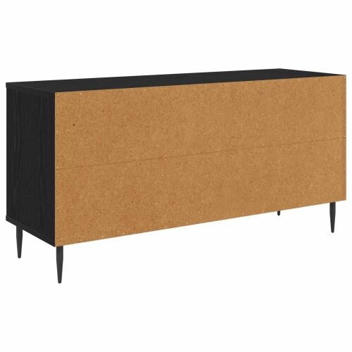 TV ormar KIEL 102 x 33 x 51 cm Crni hrast Konstruirano drvo - Tamni cvjetni uzorak Cijena