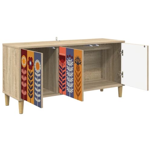 TV ormar ESSEN 102 x 33 x 50 cm Sonoma Konstruirano drvo - Uzorak suncokreta Cijena