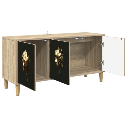 TV ormar BREMEN 102 x 33 x 50 cm Sonoma Konstruirano drvo - Magnolijski uzorak Cijena
